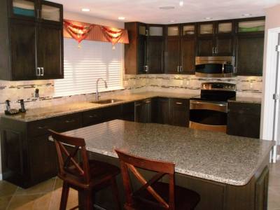 Custom cabinet refacing and kitchen remodel in Fenton,MO