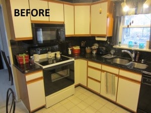 kitchen before reface